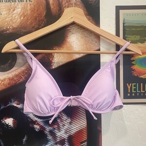💜 lilac purple bow bikini top 💜